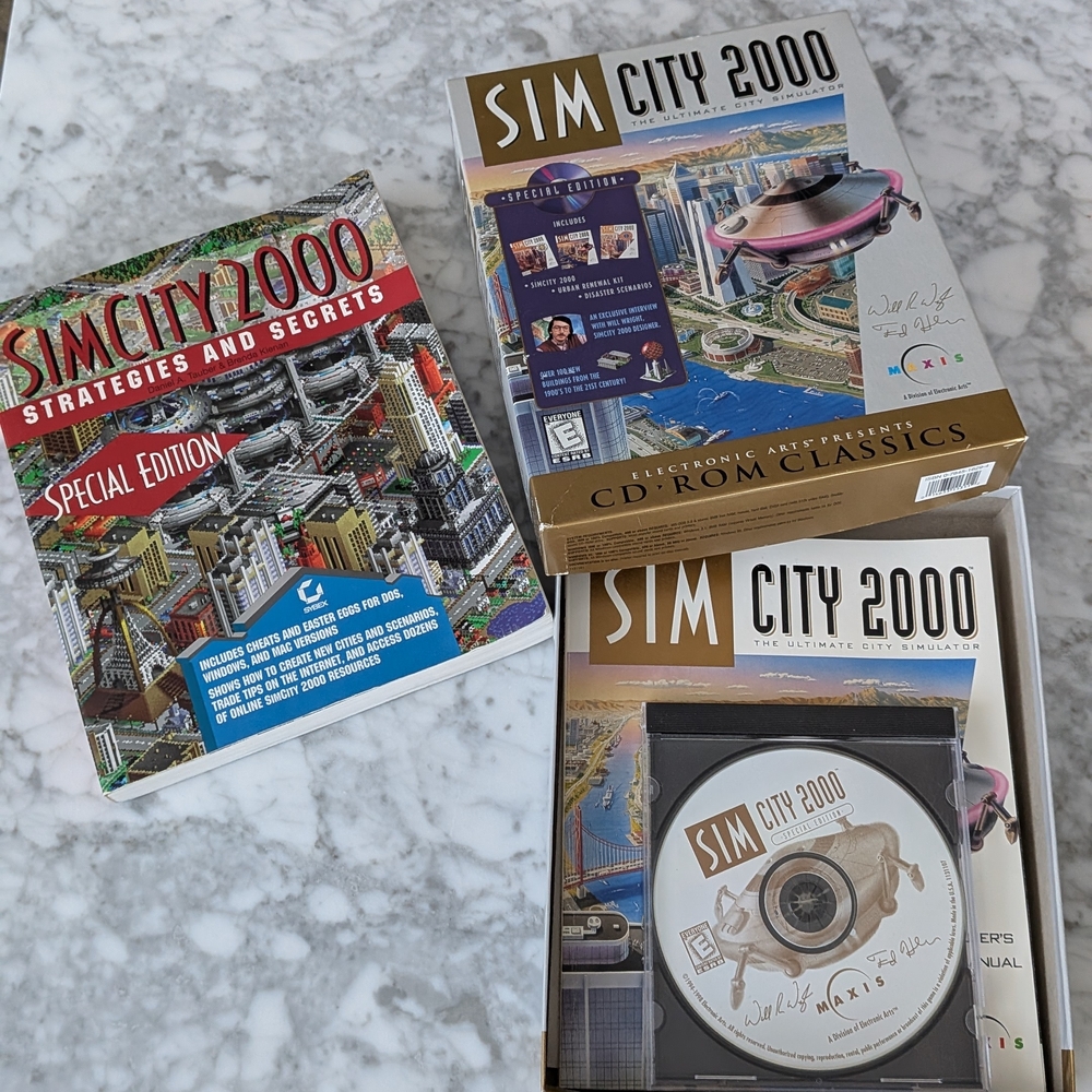 Sim City 2000 Ultimate Simulator Special Edition PC CD ROM Strategies & Secrets